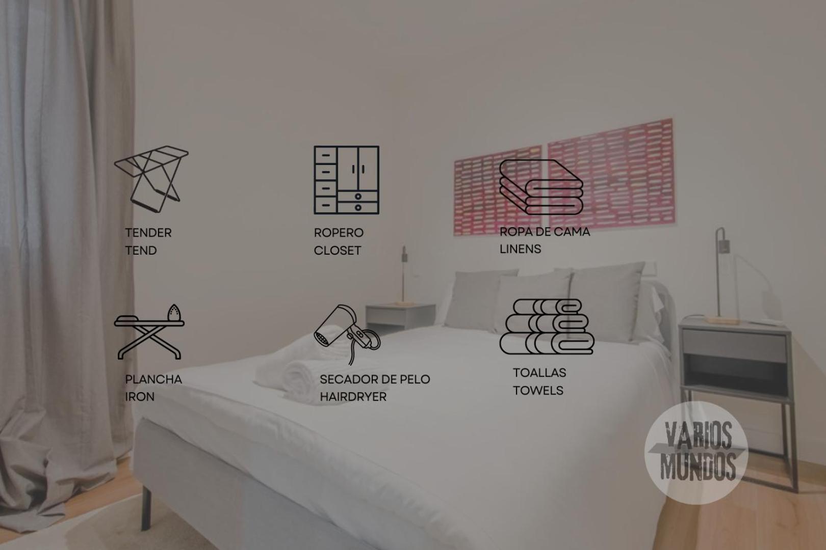 Cozy Apt Para 6Pax A Escasos Metros Del Retiro - Madrid E1 Luaran gambar
